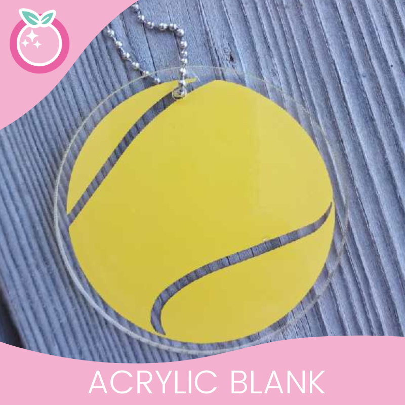 3" Circle - Acrylic Blank - with Hole
