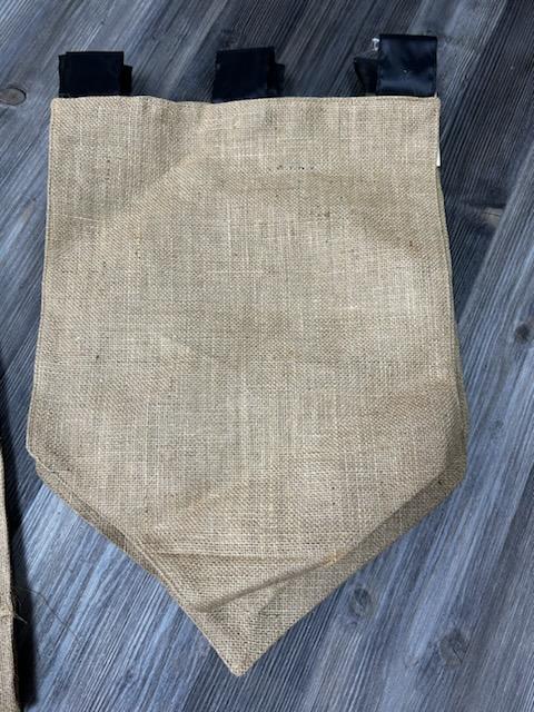 Burlap Flags - Rectangle or Pointed