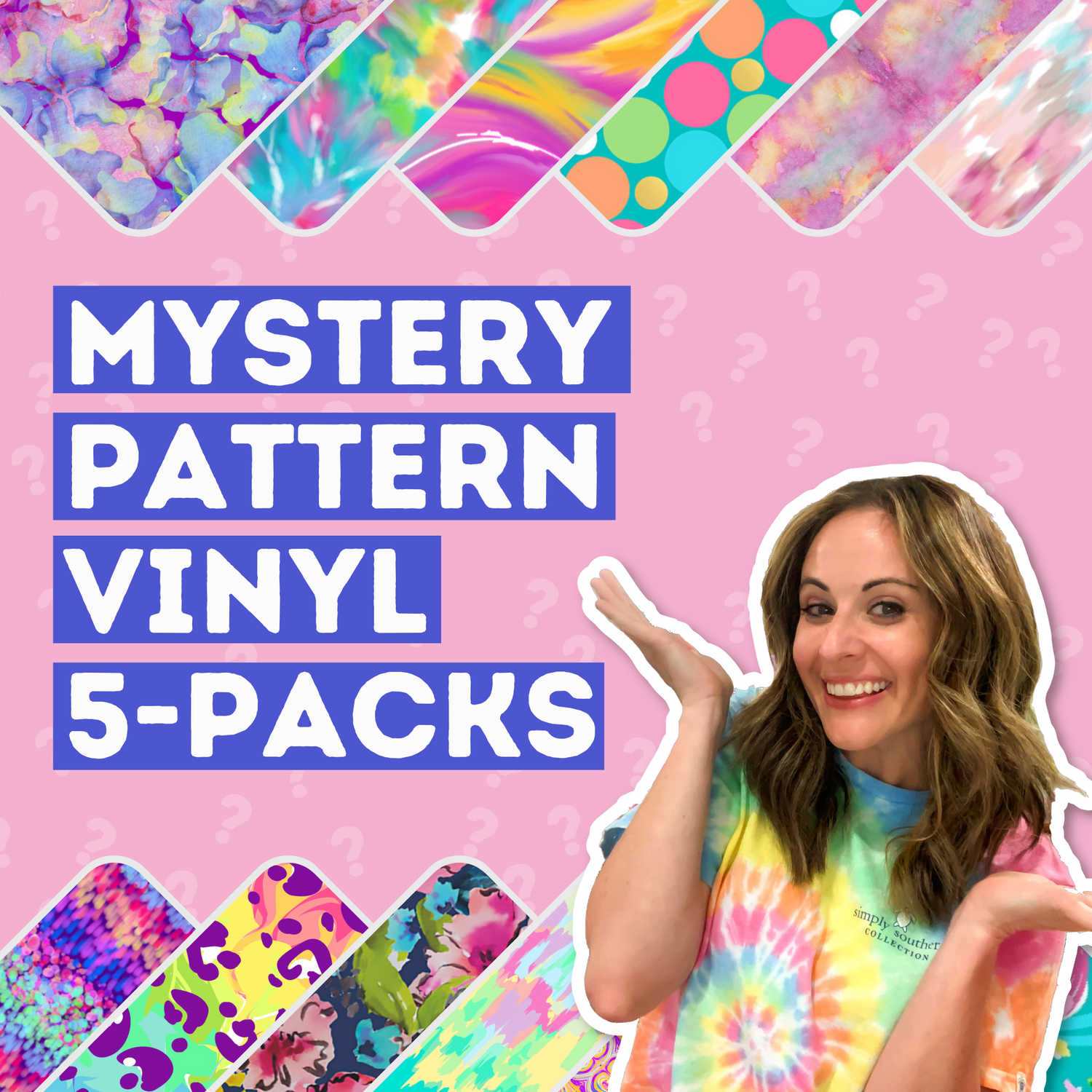 Mystery Pattern Vinyl 5-Packs - HTV or Adhesive