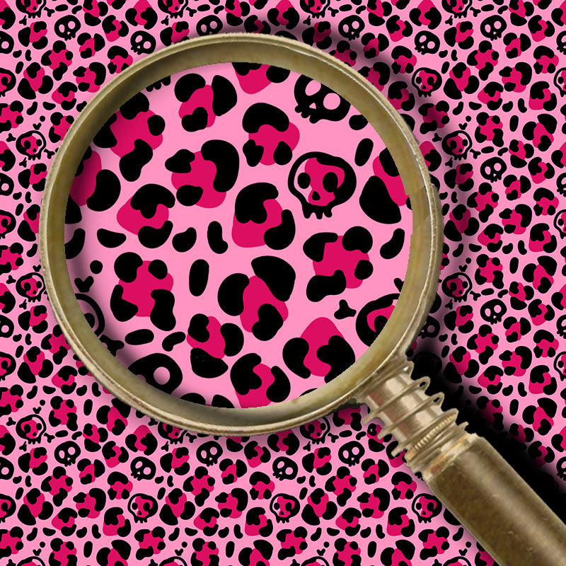 Cheetah Skulls - Pink