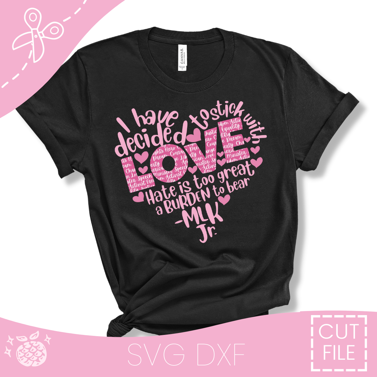"MLK Love" SVG File