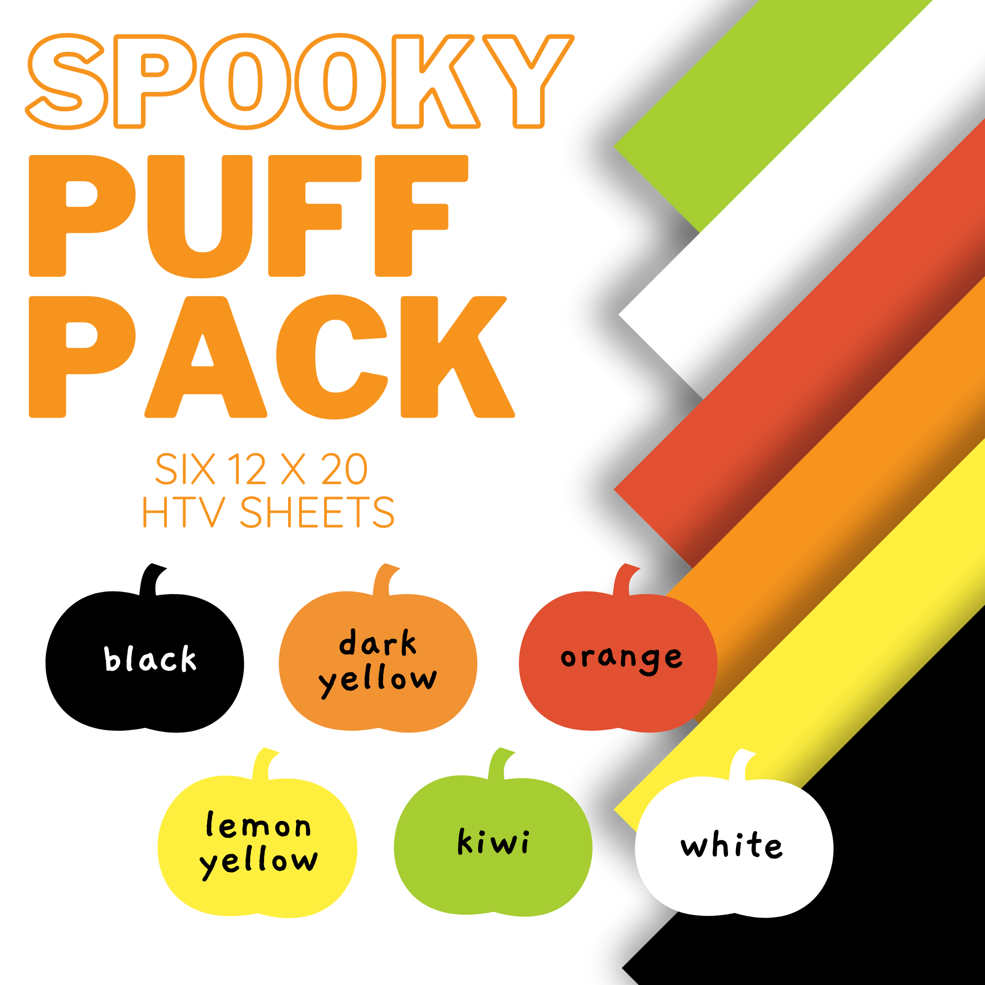 "Spooky" Puff 3D HTV Pack