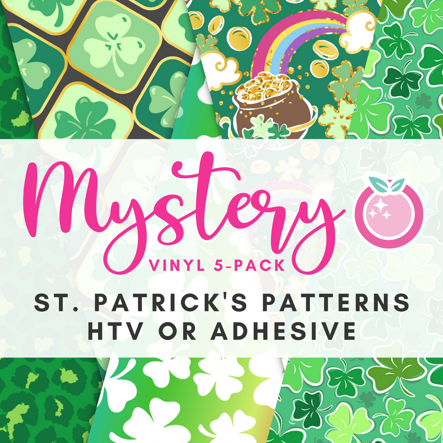 Mystery Vinyl 5-Packs - St. Patrick's Patterns - HTV or Adhesive
