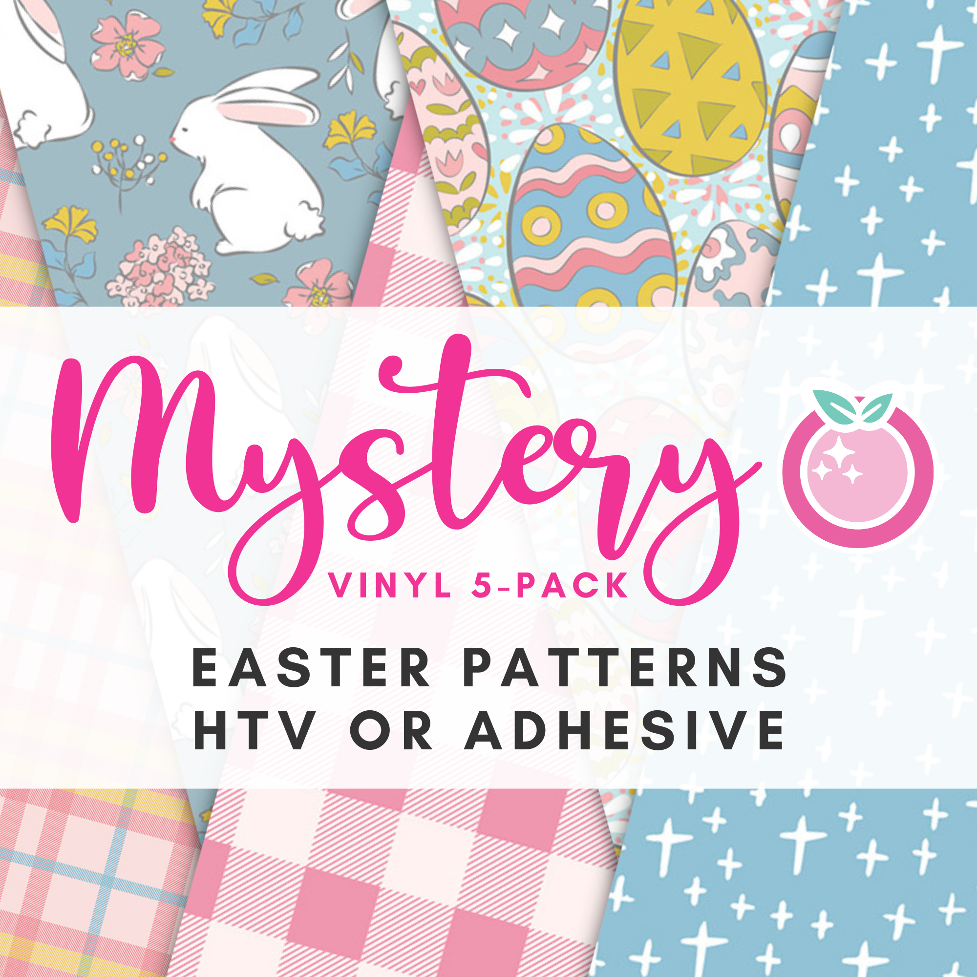 Mystery Vinyl 5-Packs - Easter Patterns - HTV or Adhesive