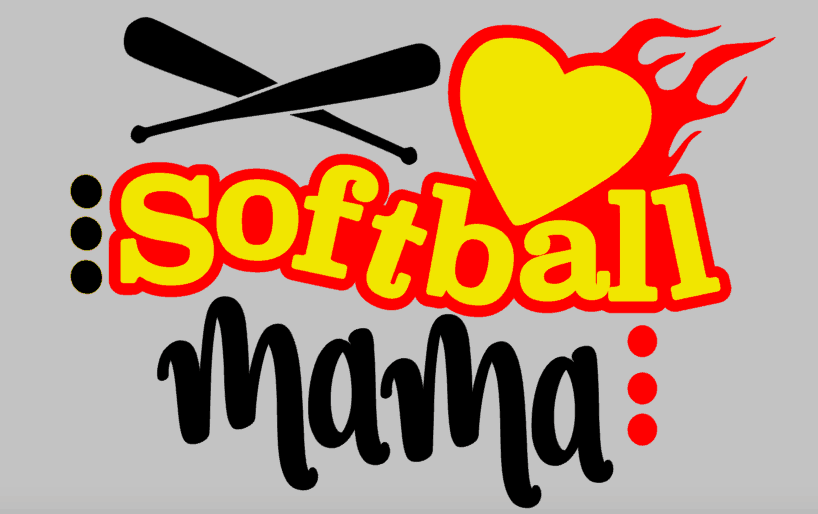 "Softball Mama" SVG File