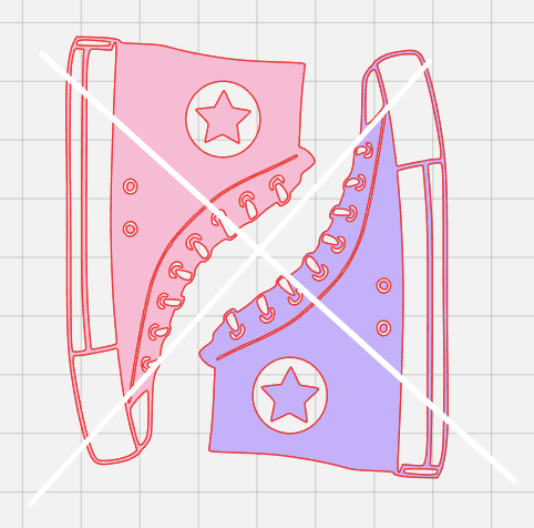 Hightop Sneakers SVG Cutfile