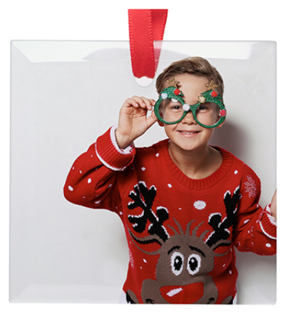 Sublimation Square Christmas Ornament