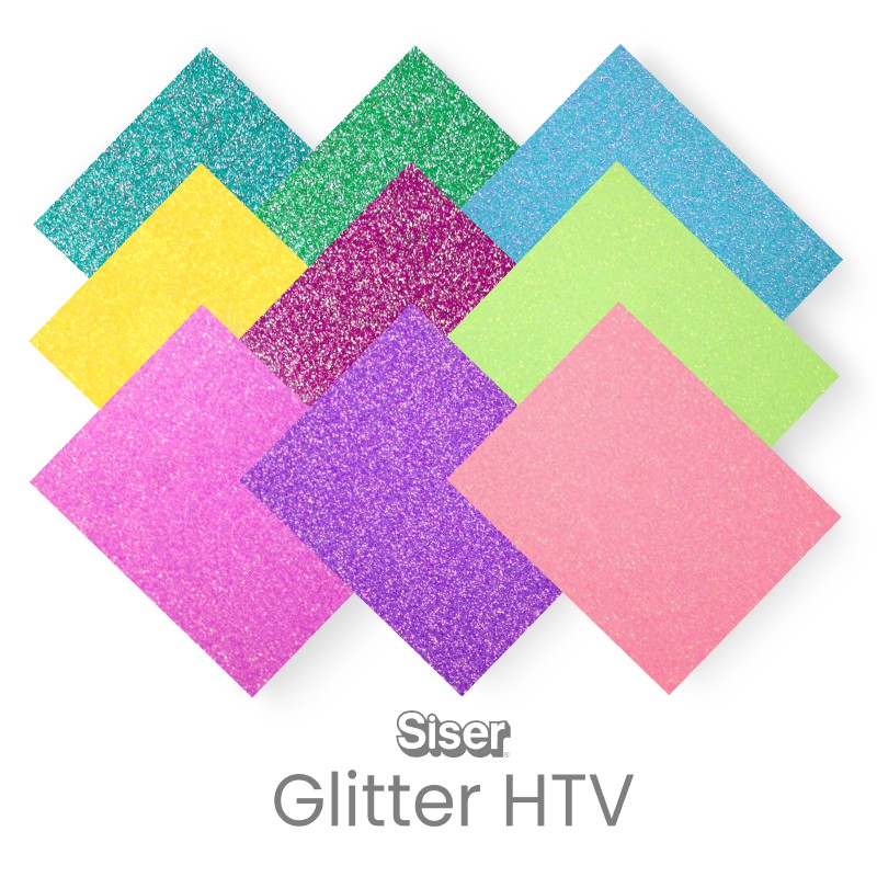 Siser Glitter Heat Transfer Vinyl 12" x 20"