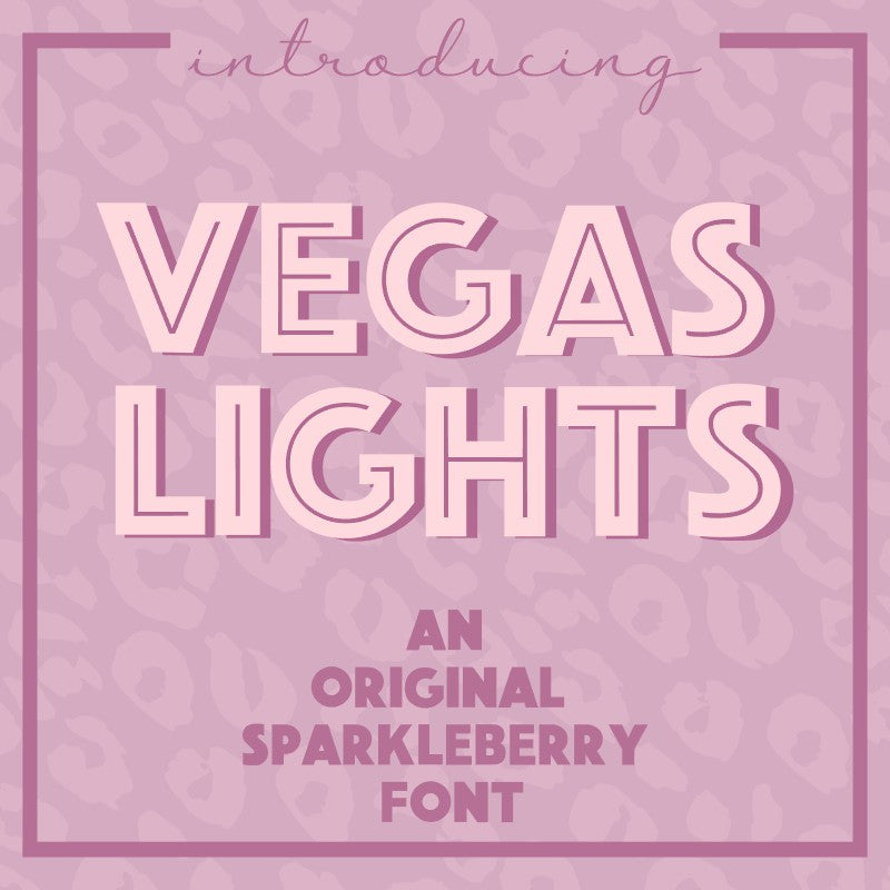 SBI Vegas Lights Font