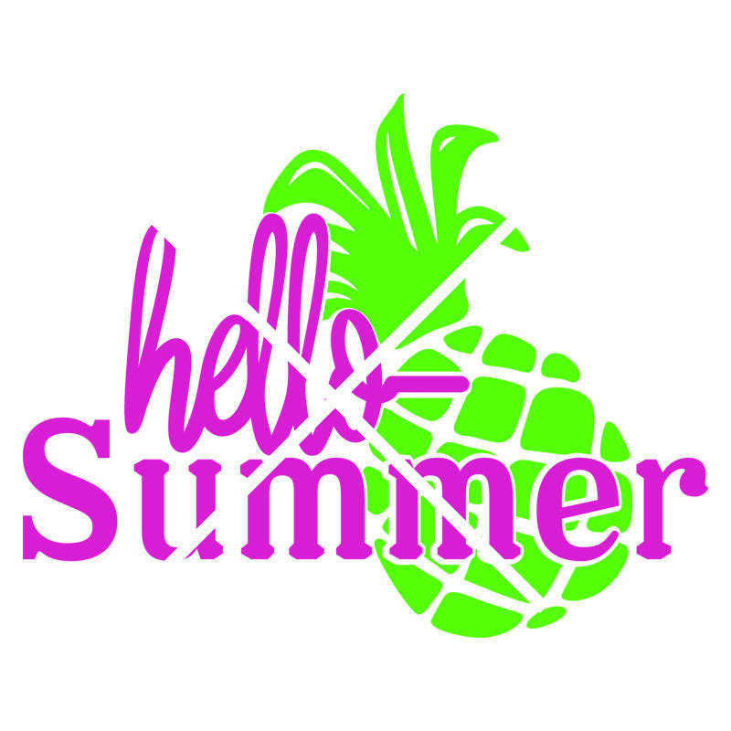 Hello Summer SVG and Silhouette Cutting Files